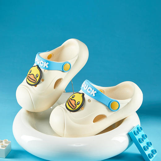 bduck小黄鸭家居鞋夏季儿童凉拖鞋20-28 B1515913 商品图4