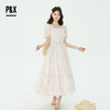 P&X设计师2025夏季新款田园风法式碎花连衣长裙825208181 花色 商品缩略图1