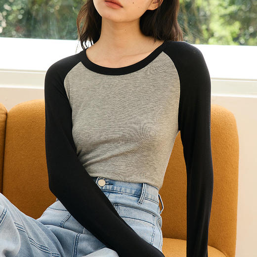 优选丨壳木天丝羊毛醋酸打底衫两件装 商品图7