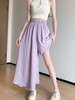 【YW】无忧购韩版糖果色冰丝薄款宽松休闲A字大摆裙裤2073#（截单后7天发货) 商品缩略图3