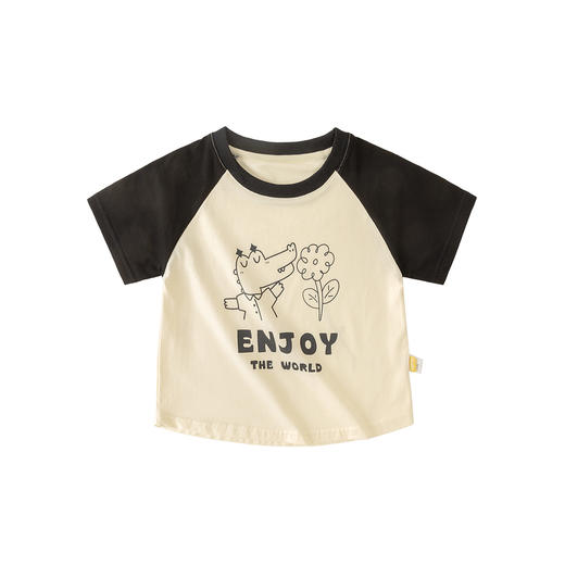 【49.9任选2件】潮酷风嘟嘟家女童短袖T恤夏季新款女宝体恤夏天洋气婴儿上衣 商品图4