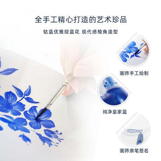 【ROYAL COPENHAGEN】皇家哥本哈根绽蓝花手绘茶具套装茶杯情侣水杯 商品图1