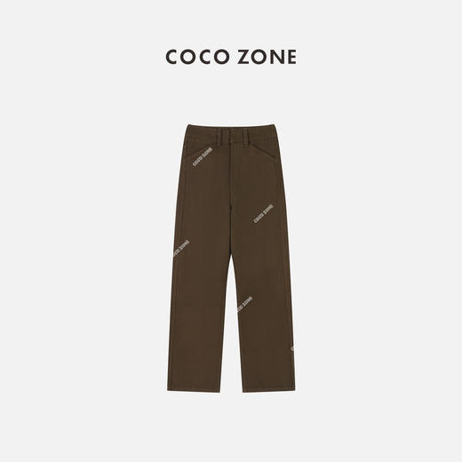 COCO ZONE “美拉德可可裤”修身气质直筒阔腿牛仔裤 23C19738 商品图0
