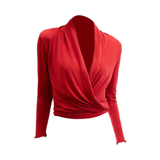 美愫瑜伽外搭休闲慵懒风女秋冬保暖护颈修身宽松跑步普拉提健身服 商品图4