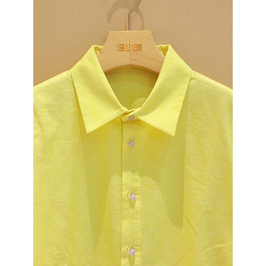 【线上专属】新中式衬衣(24810127b-柠檬黄) 商品图1