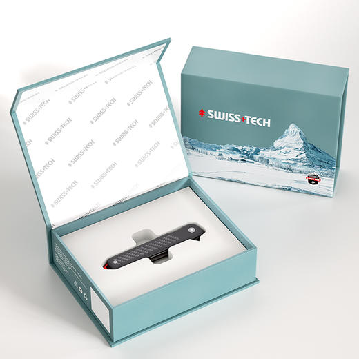 SWISS+TECH瑞士科技 山魈碳纤维手柄户外折叠小刀 商品图4