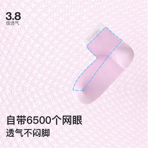 likeuu儿童袜子女童防臭透气网眼男大童短筒中筒袜棉春夏薄款抗菌ZY 商品图2