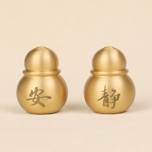 精工铜葫芦福禄香插 商品图2