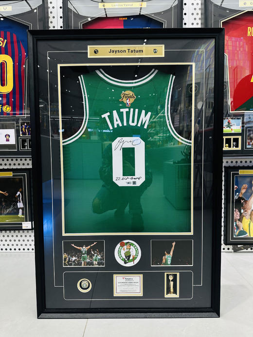 收藏系列 塔图姆 凯尔特人0号绿色总决赛 亲笔签名球衣 商品图1