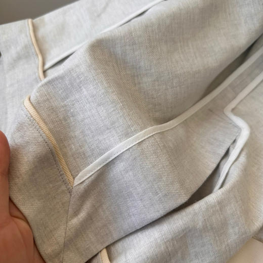 【4月10日 下午14:00 秒杀】小禾 春夏都可以穿的 亚麻平纹布 西服外套 商品图14
