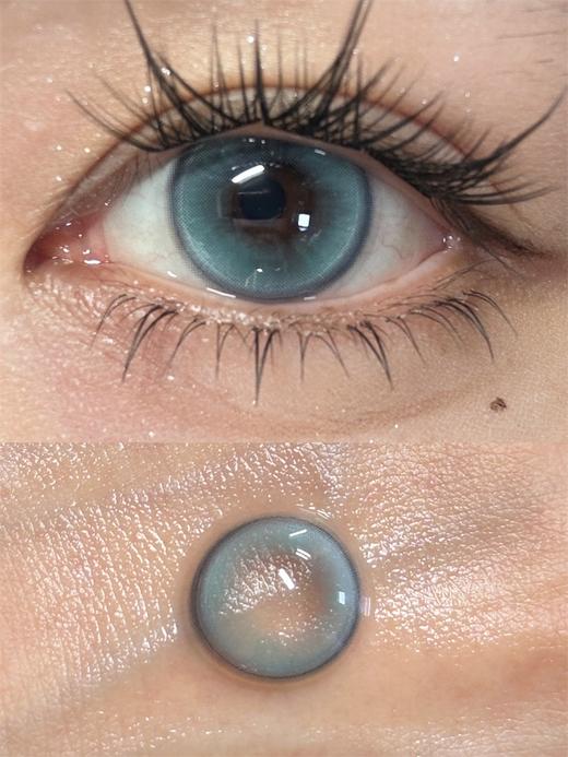 Kikicon旗下 ·月抛 青梅奶酥&白玉海棠 14.2mm白狮参考着色中大直径｜2片 商品图1