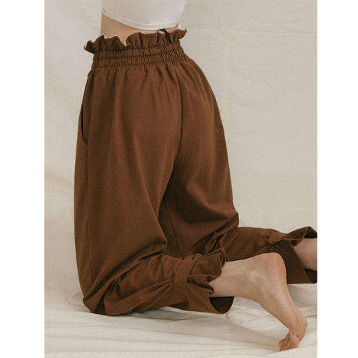 跃牌【洛水之神系列】新品瑜伽裤瑜伽服运动健身瑜伽长裤普拉提裸感宽松九分裤LN35 商品图0