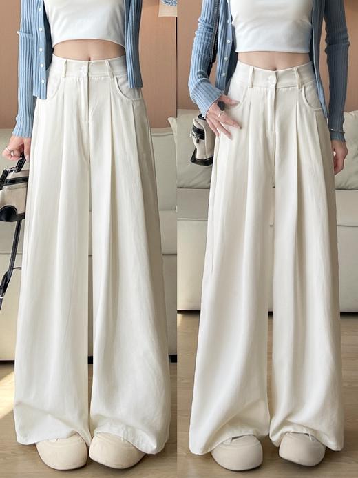 【YW】无忧购韩系温柔小清新慵懒松弛感休闲奶芙西装阔腿裤Z577（截单后7天发货) 商品图2