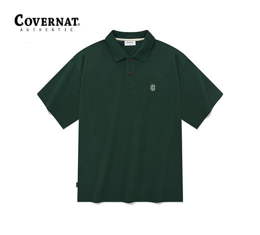 Covernat夏季短袖polo衫T恤上衣简约小C潮牌休闲上衣CO2302ST17 商品图0