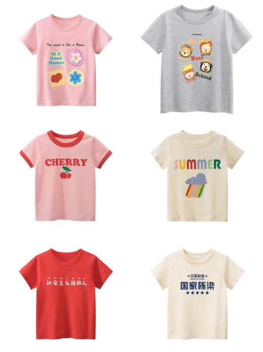 【备上10件都不嫌多】外贸余单 品质非常的优的长袖T恤 A类全棉面料 印花缤纷环保 超高性价比儿童长袖上衣 宝妈必备 商品图4