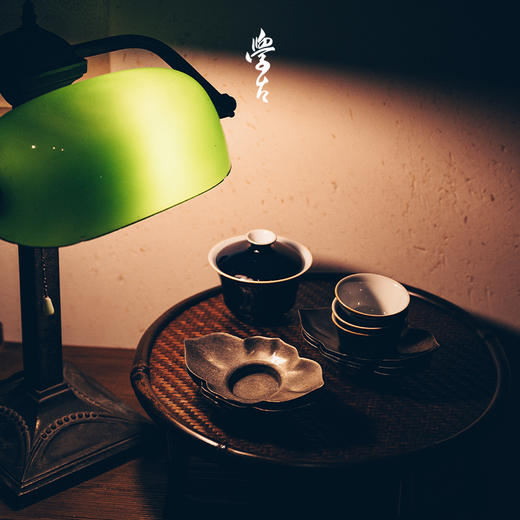 娜家杜若茶托 中式复古纯锡制品茗 商品图6