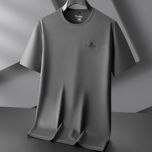 【速干】【DPF】大依优型大码短袖T恤圆领速干透气半袖体恤加大运动休闲汗衫胖子宽松夏装男士上衣 商品图1