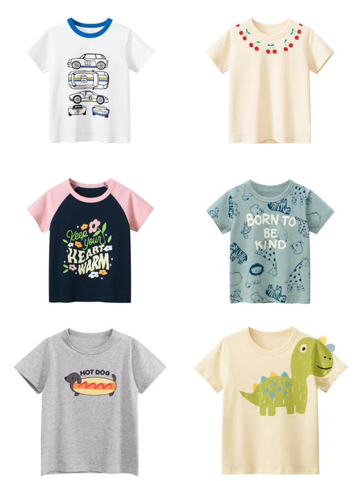 【备上10件都不嫌多】外贸余单 品质非常的优的长袖T恤 A类全棉面料 印花缤纷环保 超高性价比儿童长袖上衣 宝妈必备 商品图6