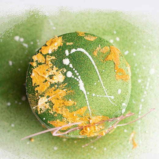 即将下架！2025新版「金牛座」竹香抹茶红豆味蛋糕｜十二星座唯美星空系列 商品图1