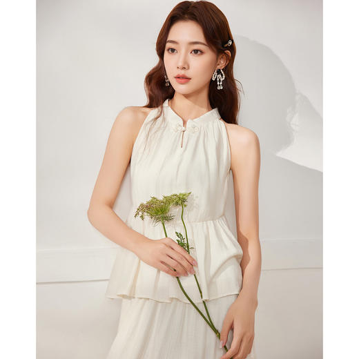 IEF/爱依服2025时尚套装夏季 法式清冷感气质通勤百搭上下套裙D43020- 商品图3