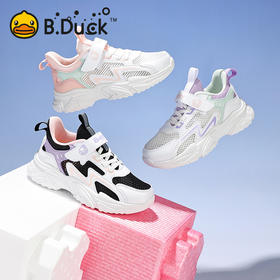 B.Duck小黄鸭童鞋夏季女童儿童运动鞋31-37 F1686847