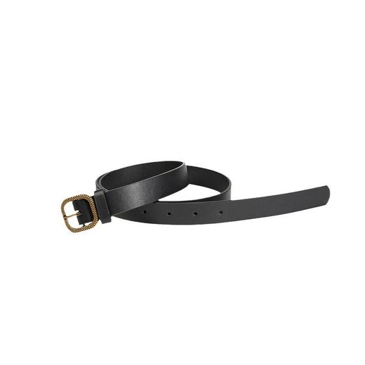 韩国棕色皮带真皮复古腰带女士新款百搭配牛仔裤装饰简约黑色牛皮 商品图4