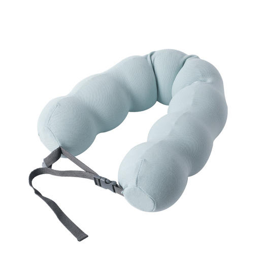 【简约便携u型枕】豌豆驼峰办公午睡柔软颈枕 旅行记忆棉纯色飞机枕  国庆出游 便携颈枕 商品图4