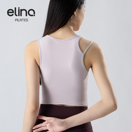 一恋•普拉提 2025春季新款一体杯空气感Air运动背心修身瑜伽背心EMM016 商品图5