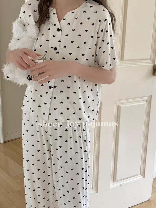 夏维怡  2025最新款螺纹面料家居服 商品图1