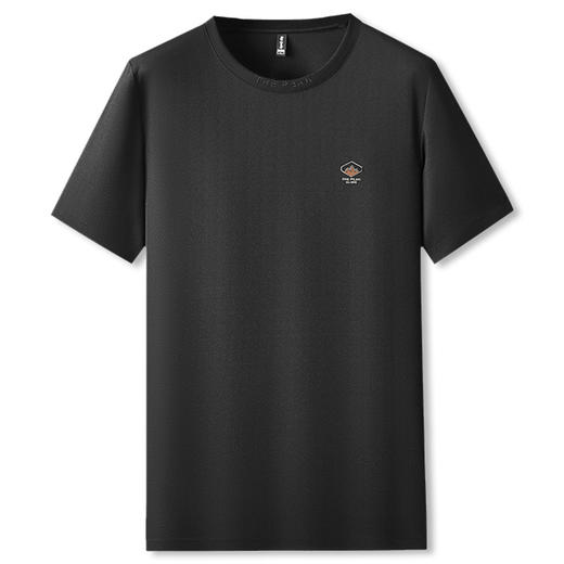 【冰丝】【DPF】大依优型大码短袖T恤时尚休闲运动体恤加大汗衫肥佬潮流夏装圆领半袖男士胖子上衣 商品图4