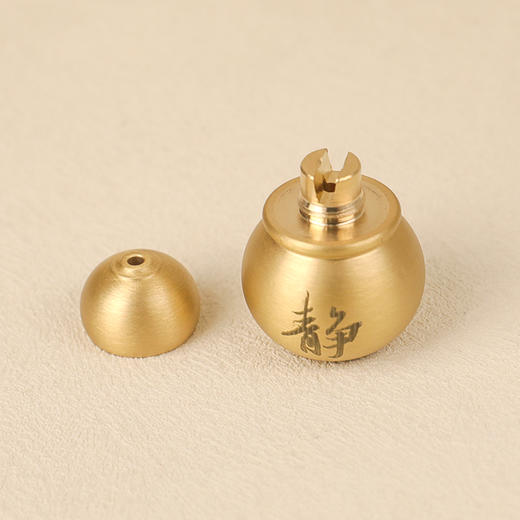 精工铜葫芦福禄香插 商品图4
