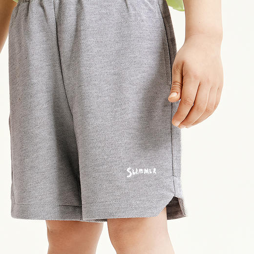 迷你巴拉男童夏吸湿速干裤子宽松透气弹力不粘腿运动短裤 商品图4