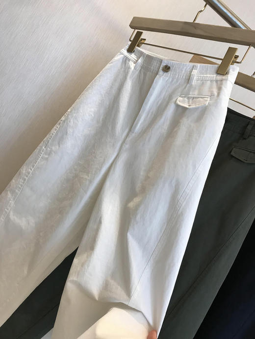 原汁原味，喜欢的不要错过！R*W单，2025新款客供棉翻盖高腰宽松口袋休闲裤女款！ 商品图7