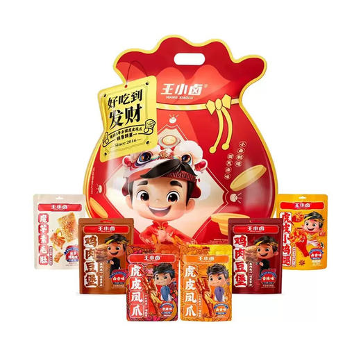 王小卤好吃到发财礼袋546g 商品图2