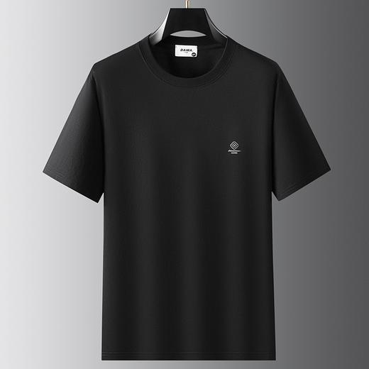 【DX】大依优型大码短袖T恤圆领体恤休闲精梳棉打底衫夏季胖子宽松上衣男士 商品图3