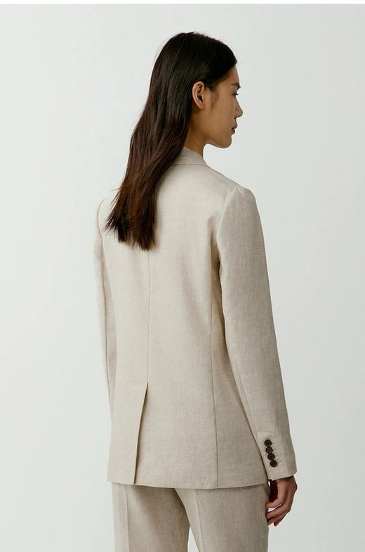 【4月10日 下午14:00 秒杀】小禾 春夏都可以穿的 亚麻平纹布 西服外套 商品图12