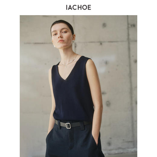 棉仓3631503009-IACHOE含三醋背心 商品图3