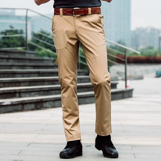 鹰爪通行者速干休闲裤男春夏新款户外弹力长裤宽松直筒男士战术裤 商品图3