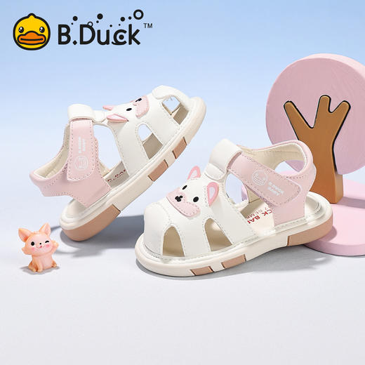 B.Duck小黄鸭童鞋夏季儿童凉鞋18-23 BY2686815 商品图3