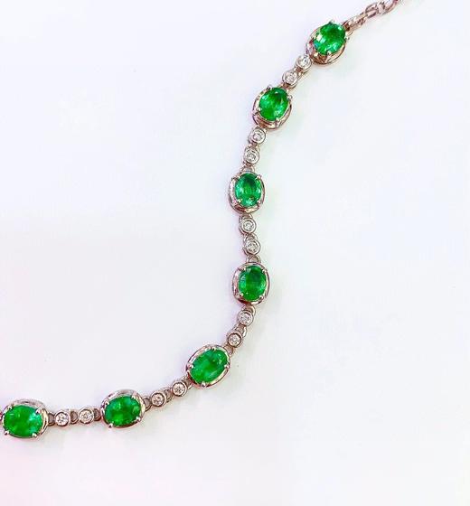 3.38ct刻面祖母绿手链 商品图2