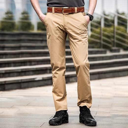 鹰爪通行者速干休闲裤男春夏新款户外弹力长裤宽松直筒男士战术裤 商品图2