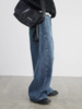 步履不停/5A42101C/水洗弯刀牛仔裤 商品缩略图1