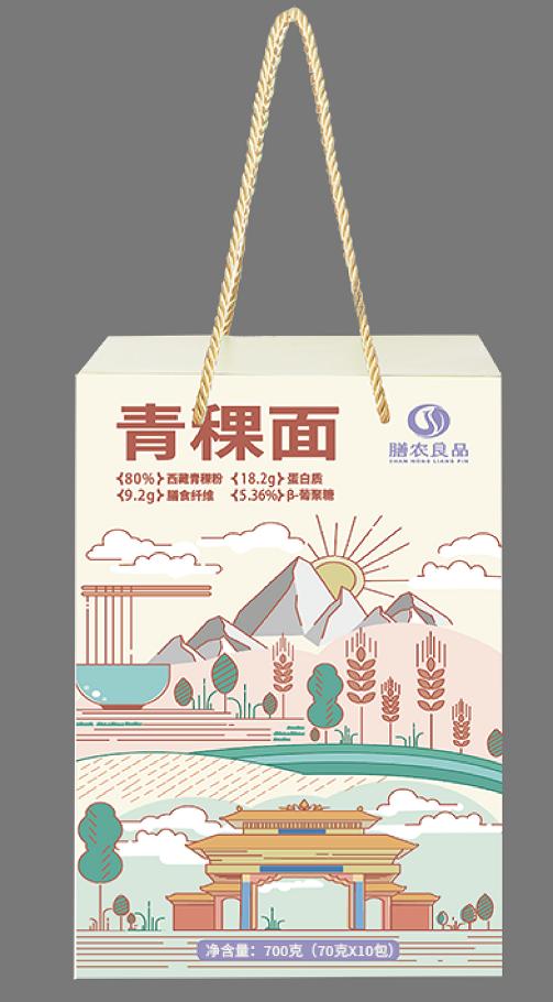 【膳农良品】四川甘孜理塘青稞面700g（70*10包）（富含β-葡聚糖）