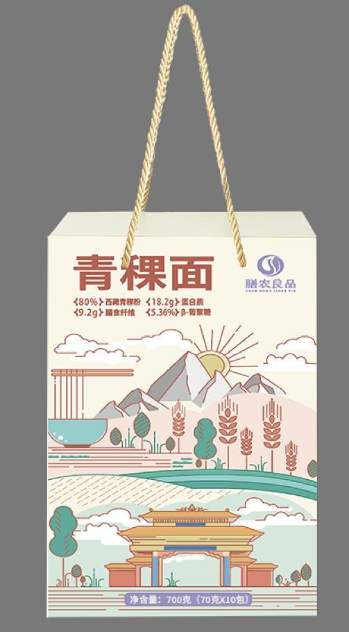 【膳农良品】四川甘孜理塘青稞面700g（70*10包）（富含β-葡聚糖） 商品图0