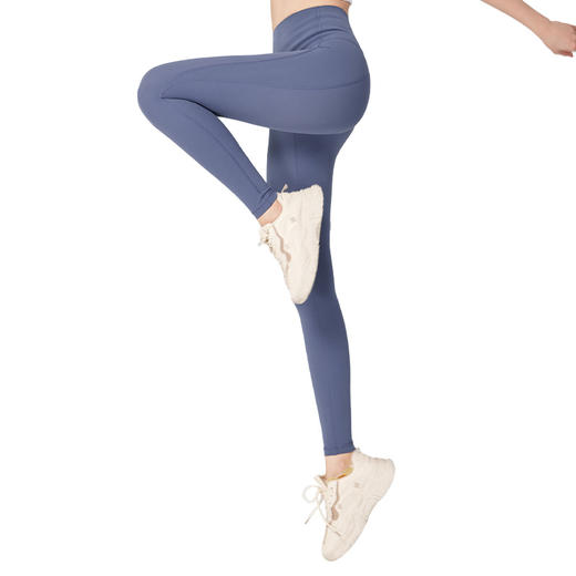 跃牌【海听系列】高强度紧身瑜伽裤运动长裤点胶复合高腰收腹高弹速干超薄健身裤XC60 商品图4