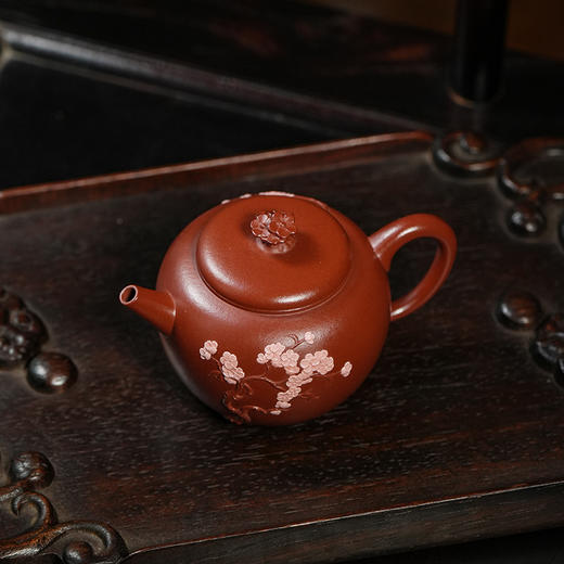 龙德堂陶艺 汤宣武制《盛时》200cc 原矿大红袍  库存请咨询客服 商品图2