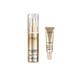 欧莱雅多重小金管#小银管防晒30ml+15ml