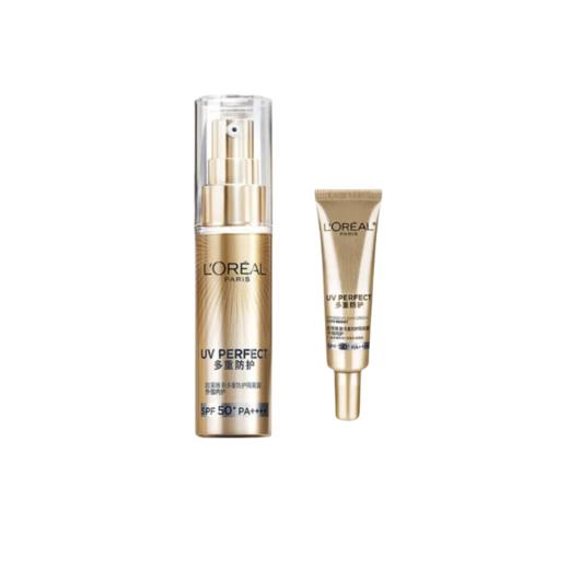 欧莱雅多重小金管#小银管防晒30ml+15ml 商品图0