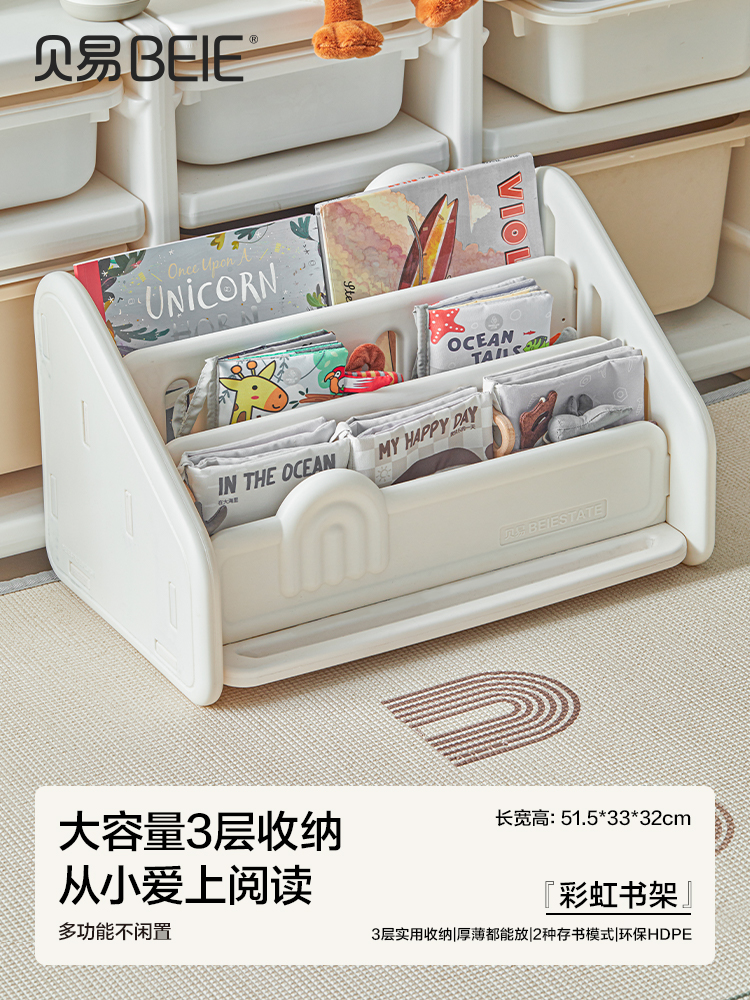 【赠品勿拍】贝易彩虹mini书架
（单拍不发货）
