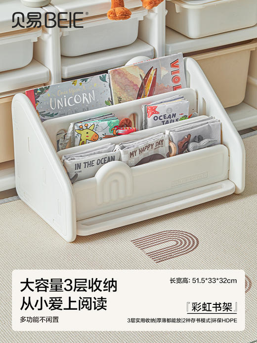 【赠品勿拍】贝易彩虹mini书架
（单拍不发货） 商品图0
